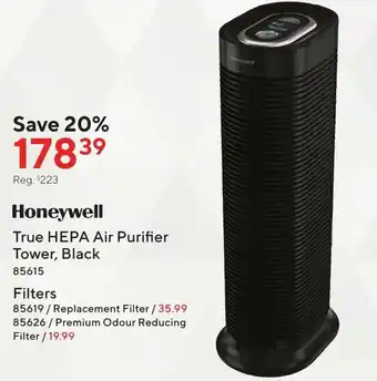 Staples True Hepa Air Purifier offer