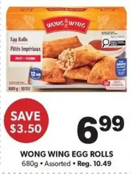 Colemans Wong Wing egg rolls offer