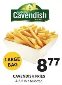 Colemans Cavendish fries offer