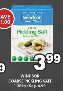 Colemans Windsor coarse pickling salt offer