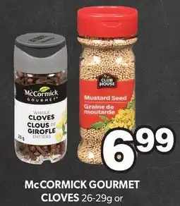 Colemans McCormick Gourmet cloves offer