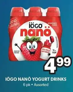 Colemans Iogo nano yogurt drinks offer