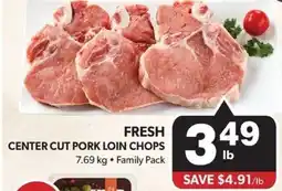 Colemans Fresh center cut pork loin chops offer