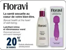 Familiprix Floravi personal lubricant and wand massager offer