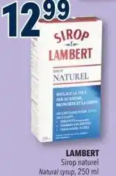 Familiprix Lambert sirop naturel offer
