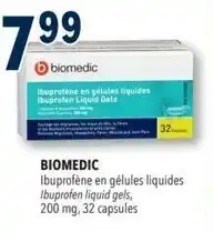 Familiprix Biomedic ibuprofen en gélules liquides offer