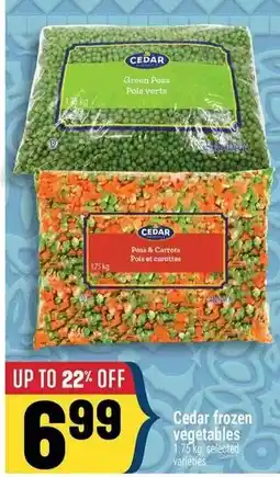 Marché Adonis Cedar frozen vegetables offer