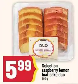 Marché Adonis Selection raspberry lemon loaf cake duo offer