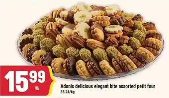 Marché Adonis Adonis delicious elegant bite assorted petit four offer
