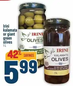 Marché Adonis Irini kalamata olives offer