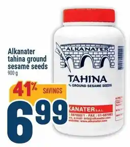 Marché Adonis Alkanater tahina ground sesame seeds offer