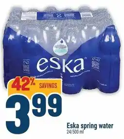 Marché Adonis Eska spring water offer