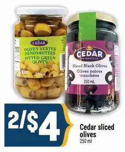 Marché Adonis Cedar sliced olives offer