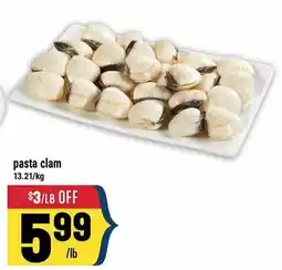Marché Adonis pasta clam offer