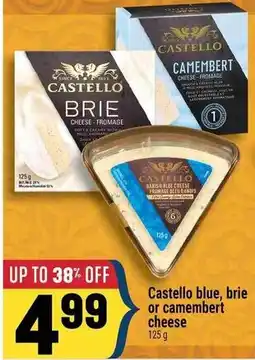 Marché Adonis Castello blue, brie or camembert cheese offer