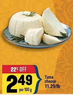 Marché Adonis Tuma cheese offer