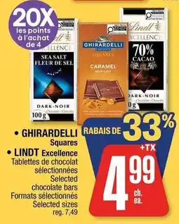 Jean Coutu Ghirardelli Squares offer