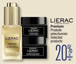 Jean Coutu Lierac premium selected products offer