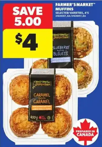 Atlantic Superstore Farmer's Market muffins offer