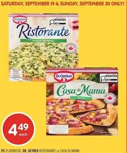 Shoppers Drug Mart pc flatbread dr. oetker ristorante or casa di mama offer