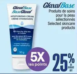 Jean Coutu GlaxalBase selected skincare products offer