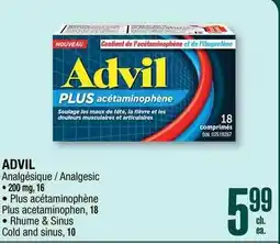 Jean Coutu Advil Plus acetaminophene offer