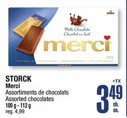 Jean Coutu Storck merci assorted chocolates offer