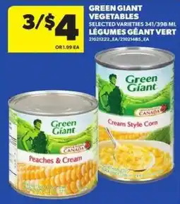 Atlantic Superstore Green Giant vegetables offer