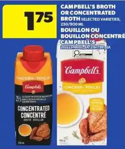 Atlantic Superstore Campbell's broth or concentrated broth offer