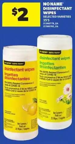 Atlantic Superstore No Name disinfectant wipes offer