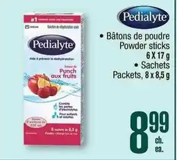 Jean Coutu Pedialyte bâtons de poudre offer