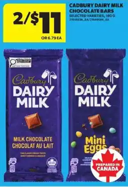 Atlantic Superstore Cadbury dairy milk chocolate bars offer