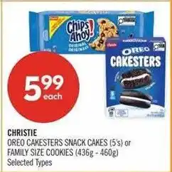Shoppers Drug Mart Christie oreo cakesters snack cakes offer