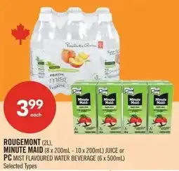 Shoppers Drug Mart rougemont minute maid pc mist offer