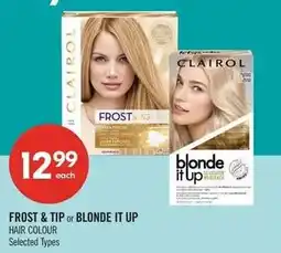 Shoppers Drug Mart Clairol frost & tip or blonde it up hair colour offer