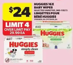 Atlantic Superstore Huggies baby wipes offer
