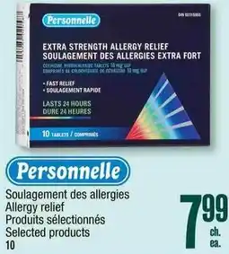 Jean Coutu Personnelle allergy relief offer