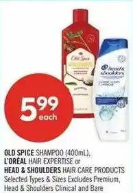 Shoppers Drug Mart Old Spice shampoo offer