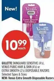 Shoppers Drug Mart Gillette Skinguard Sensitive offer