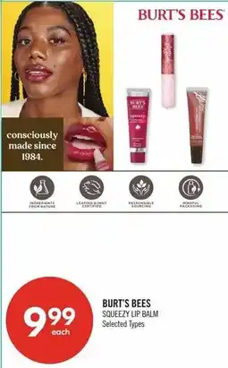 Shoppers Drug Mart Burt's Bees Squeezey Lip Balm offer