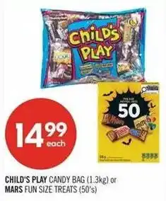 Shoppers Drug Mart Child's Play candy bag offer