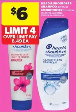 Atlantic Superstore Head & Shoulders shampoo or conditioner offer
