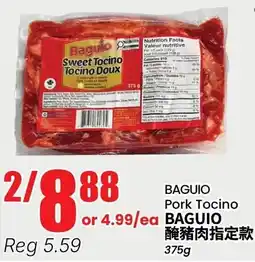 Btrust Supermarket Baguio pork tocino offer