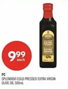 Shoppers Drug Mart PC Splendid Cold Pressed Extra Virgin Olive Oil offer