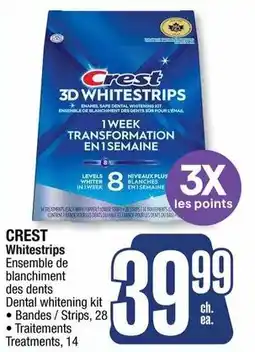 Jean Coutu Crest Whitestrips offer