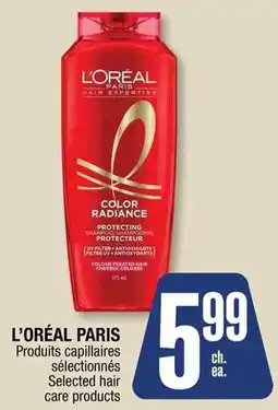 Jean Coutu L'Oréal Paris selected hair care products offer