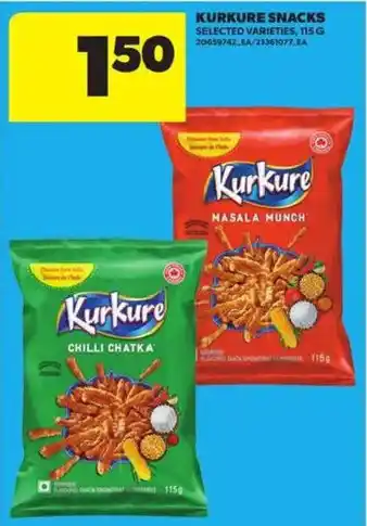 Atlantic Superstore Kurkure snacks selected varieties offer