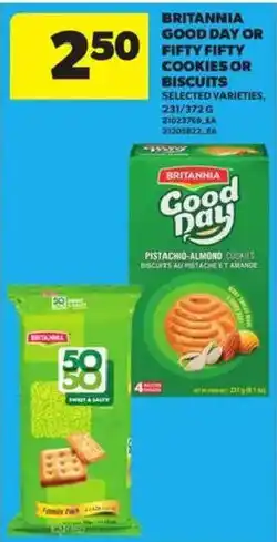 Atlantic Superstore Britannia good day or fifty fifty cookies or biscuits offer