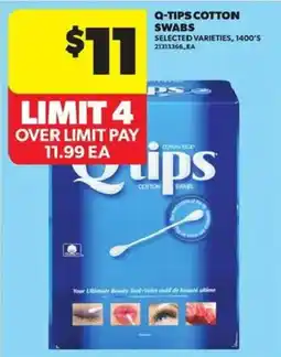 Atlantic Superstore Q-tips cotton swabs offer