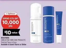 Shoppers Drug Mart Optimum Neostatra skin active skin care products offer